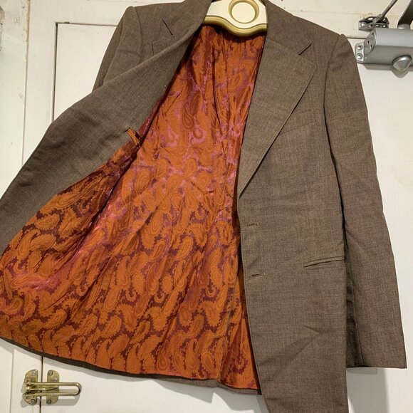 THE FORUM VINTAGE CUSTOM TAILORED WOOL BLAZER SIZE S - Picture 6 of 13
